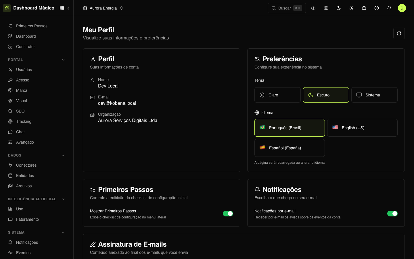 Profile of a member of the Aurora organization